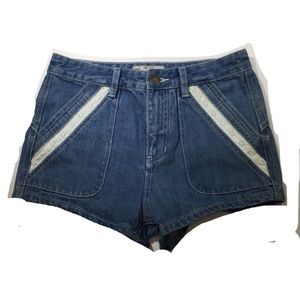 Free People Sweet Surrender Denim Hi Rise Shorts